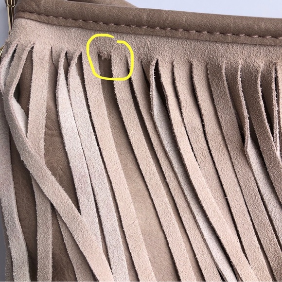 Leather Fringe Shoulder or Crossbody Bag - Picture 16 of 16